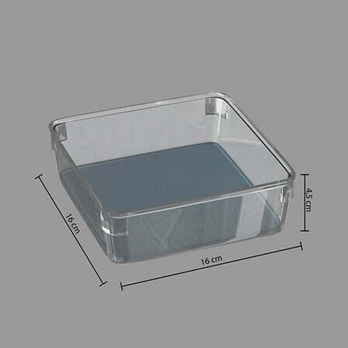 Organizátor do šuplíku Tidy šedý 16x16 cm