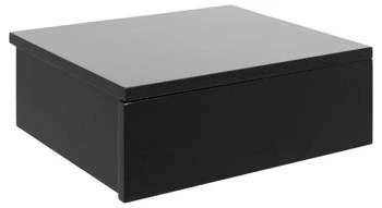 Závěsný noční stolek Avignon černý 37 cm, moderní styl, elegantní design, Actona