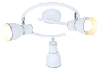 Stropní svítidlo Fido bílá, nastavitelná, 3bodová, moderní do obýváku a ložnice