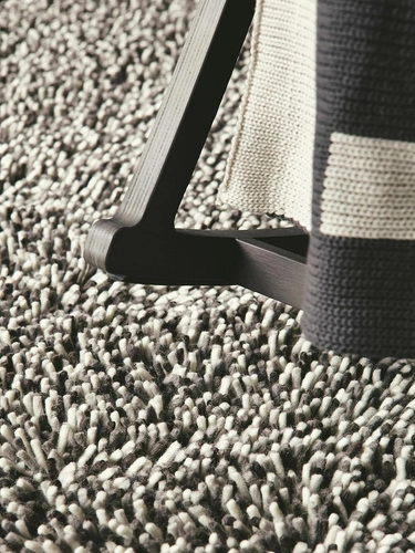 Vlněný shaggy koberec do obýváku Gravel Mix šedý 200x300 moderní snadno čistitelný