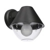 Venkovní nástěnné svítidlo Hendera zahradní lampa 20,5x17,5 černá 1x40W E27 kuželové stínidlo IP44