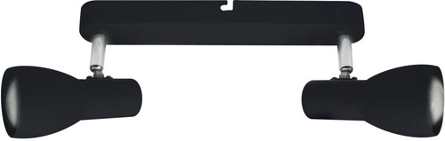 Moderní stropní svítidlo Picardo černá matná, nastavitelná, do obýváku a kuchyně, 2bodová