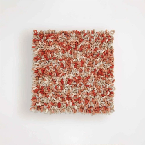 Moderní vlněný koberec Arch červený 170x240 cm do obývacího pokoje a ložnice snadno čistitelný