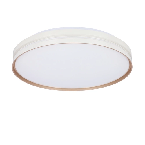 Stropní LED svítidlo Montana 40 cm bílá zlatá moderní kulaté do obýváku a ložnice