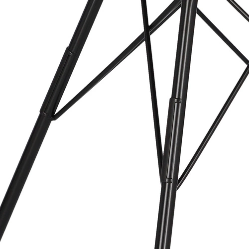 Čalouněná jídelní židle Eris moderní antracitový manšestr na černých nohách Actona