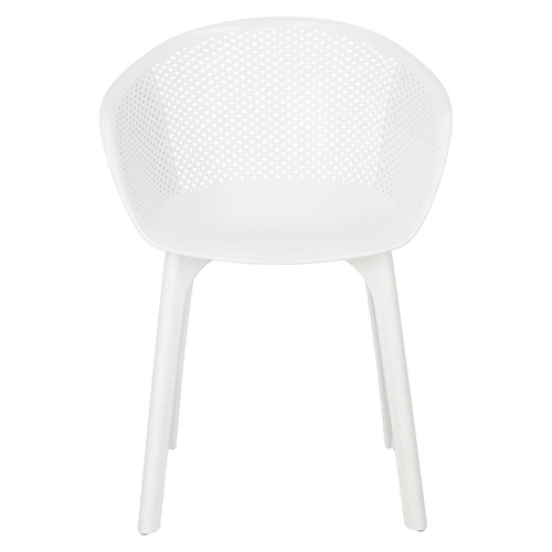 Sada 4 židlí Dacun bílá