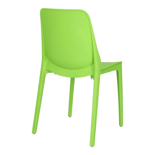 Zahradní židle Ginevra zelená stohovatelná moderní plastová na zahradu SCAB Design