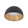 Stropní svítidlo Liguria černé dřevo 18W LED 35 cm