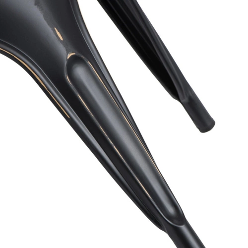 Kovová židle Paris černá industriální do jídelny a kuchyně D2.DESIGN stohovatelná