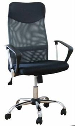 Ergonomická kancelářská židle Tarli šedá otočná s područkami k psacímu stolu moderní