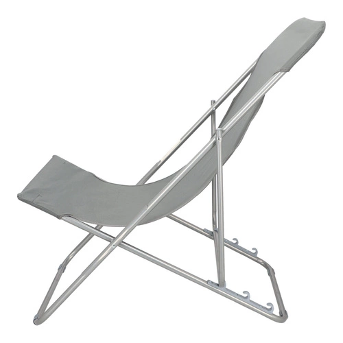 Zahradní lehátko Setuba šedé skládací polohovatelné moderní kovovo-textilní 5five simply smart