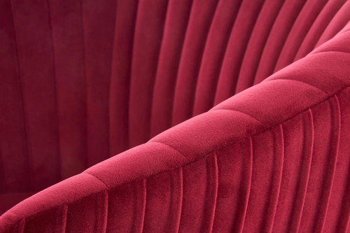 Relaxační křeslo Dargo sametové vínové zlaté moderní do obýváku Intesi