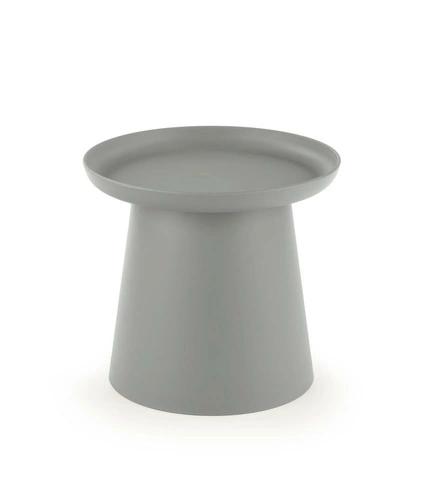 Kulatý konferenční stolek Xena 50 cm šedý moderní skandinávský do obýváku Intesi