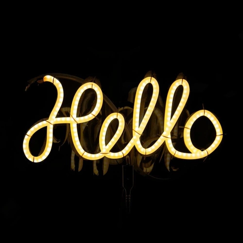 Atmosphera Hello LED žárovka E27 dekorativní skleněná vintage pro závěsné nebo stolní lampy