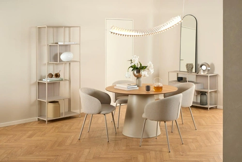 Jídelní židle Eleonor béžová Basel 24 béžový podstavec outlet