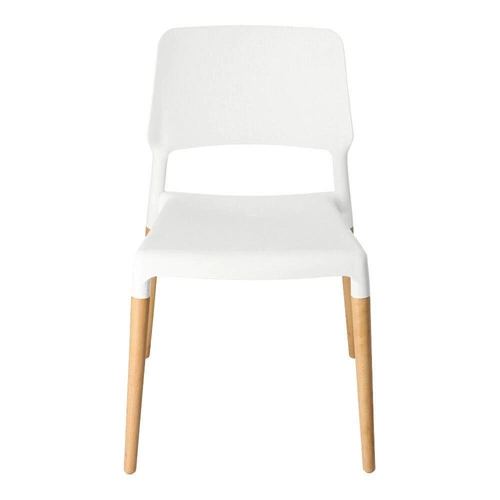 Jídelní židle Cole inspirovaná Ecco bílá skandinávská stohovatelná snadné čištění