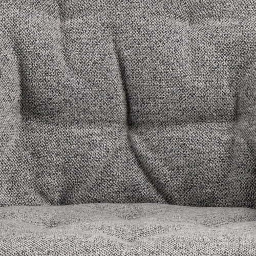 Otočená čalouněná židle Brooke šedá s područkami do jídelny a obýváku moderní