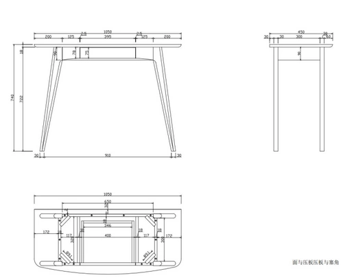 Psací stůl Woodstock