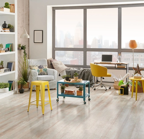 Barová stolička Paris 66 cm žlutá kovová bez opěradla industriální k kuchyňskému ostrůvku inspirovaná Tolix