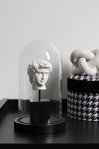 Dekorativní figurka David pod sklem Atmosphera glamour do obýváku a ložnice jako dárek