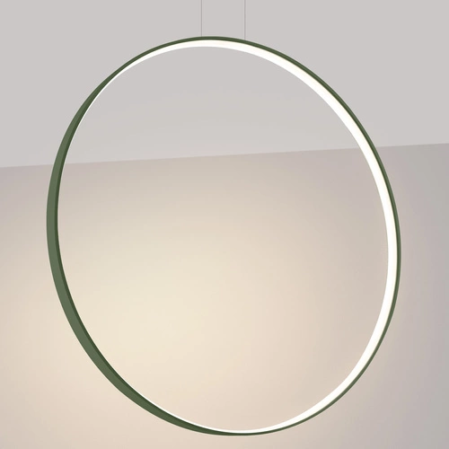 Závěsné LED svítidlo RIO 110 zelená olivová moderní nad jídelní stůl Thoro