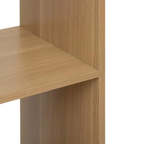 Moderní stojací knihovna Tasso přírodní s policemi do obýváku 5five simply smart