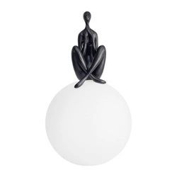 Stolní lampa WOMAN-3 černá moderní do obýváku a ložnice Step into Design 35 cm