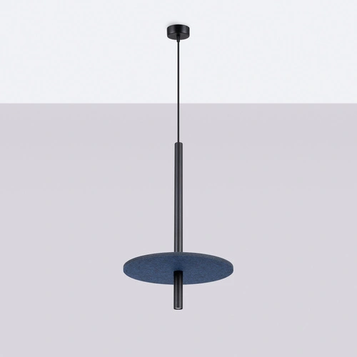 Závěsné svítidlo FELTRO moderní modré do obýváku a jídelny 30 cm