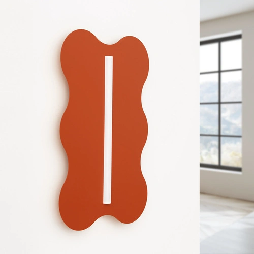 Nástěnné svítidlo KLOVER moderní LED červené do obývacího pokoje