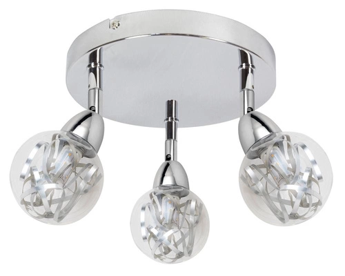 Stropní svítidlo Bolo stropní svítidlo 3x6W LED smd kulatá hlava 1e s kloubovým stínidlem výměnný kd systém