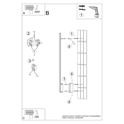 Nástěnné LED svítidlo LAGOM 120 zlaté moderní hliníkové do obýváku a ložnice Thoro