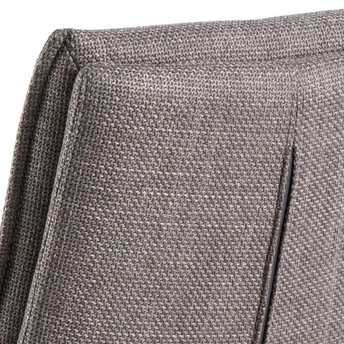 Barová židle Flynn světle šedá čalouněná s opěrkou, otočná a výškově nastavitelná do kuchyně Actona