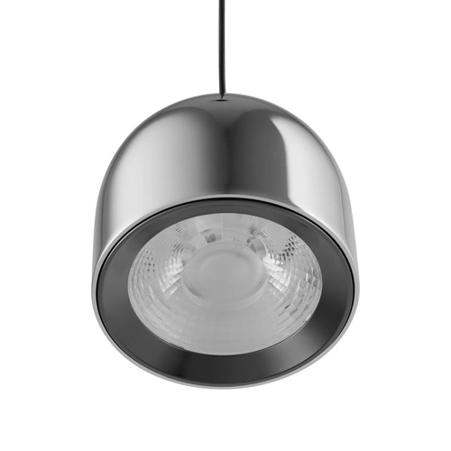 LED stropní svítidlo Petite chrom 10 cm moderní nad stůl do kuchyně nebo jídelny