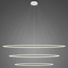 Led kruhy závěsná lampa č. 3 230 cm 3K bílá 