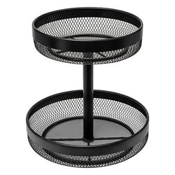 Mayaj 2-patrový koš na ovoce černý