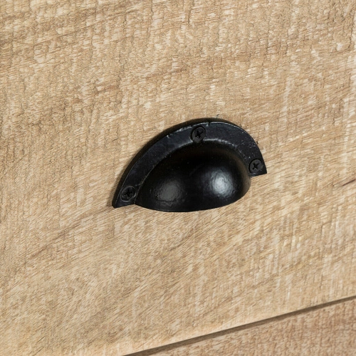 Rustikální dřevěná komoda Silas mango 150 cm se zásuvkami do obýváku Atmosphera