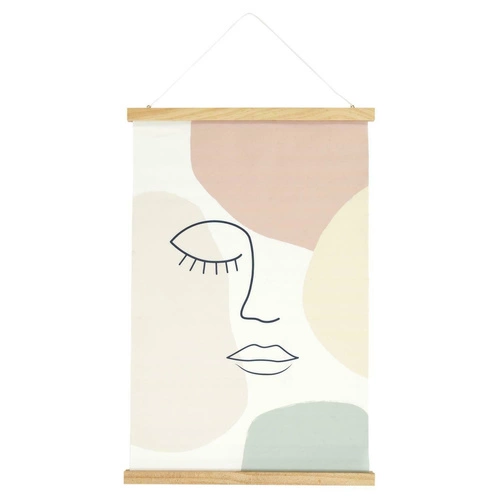 Nástěnná dekorace Kakemono Arty pastelová moderní ozdoba na zeď do obývacího pokoje 60x40 cm