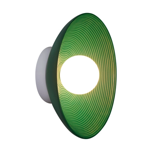 Moderní nástěnné svítidlo ILUSIONI Step into Design zelené kovové 26 cm do obýváku