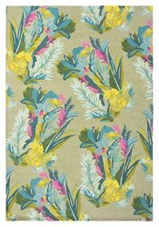 Vlněný květinový koberec do obýváku Jungle 140x200 moderní snadno čistitelný Carpets & More