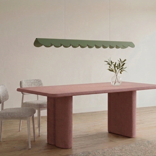 Závěsné LED svítidlo BISCUIT šalvějové nad ostrůvek nastavitelné 98,5 cm