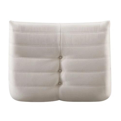 Relaxační křeslo Gufi sametové bílé do obýváku moderní