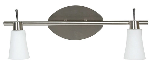 Moderní stropní svítidlo Kroton 2bodové bílo-stříbrné do obýváku a ložnice CANDELLUX