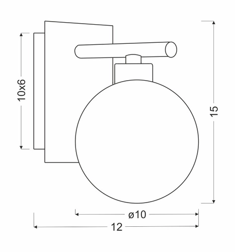 Nástěnné svítidlo Raisa skleněné bílé chrom moderní do obývacího pokoje a ložnice CANDELLUX
