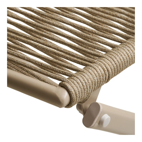 Zahradní bistro set Arcas taupe kovový na terasu 2 židle a stůl