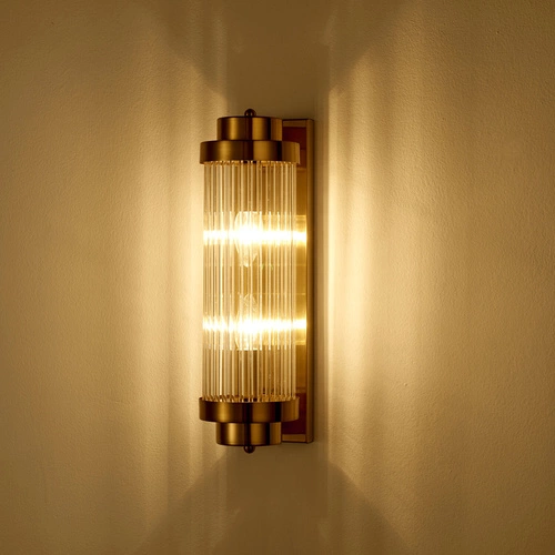 Nástěnné svítidlo STELO M zlaté 40 cm glamour do obýváku a ložnice Step into Design