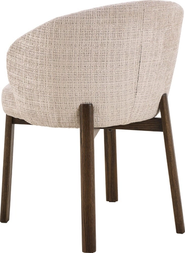 Čalouněná jídelní židle s područkami Darlene béžová skandinávský styl Actona