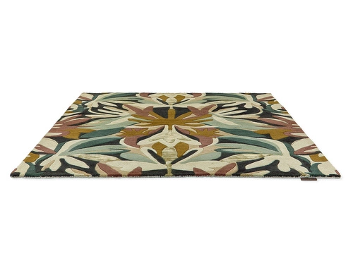 Moderní vlněný koberec Melora Positano Succulent 140x200 do obýváku a ložnice multicolor