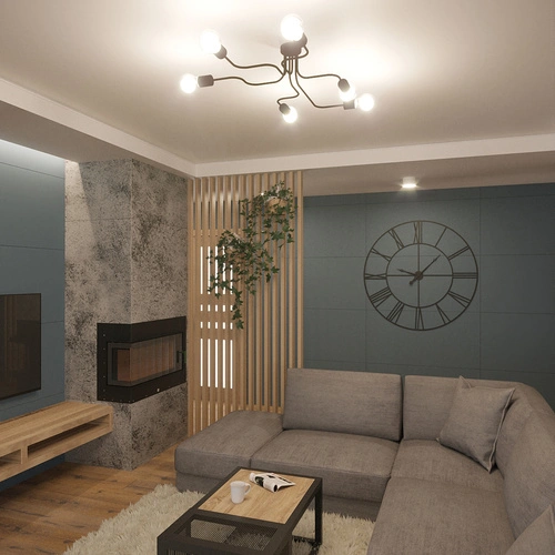 Loftový lustr VECTOR 6 bílý do obýváku a jídelny kovový 6ramenný SOLLUX LIGHTING