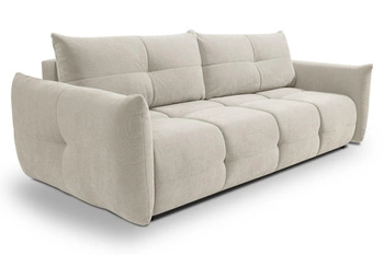 Rozkládací pohovka Bode 3-místná s funkcí spaní do obýváku skandinávská béžovo-šedá