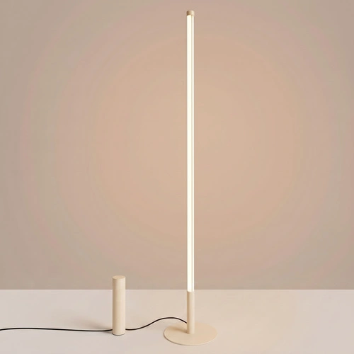 TRANG moderní stojací lampa do obývacího pokoje béžová LED 3000K